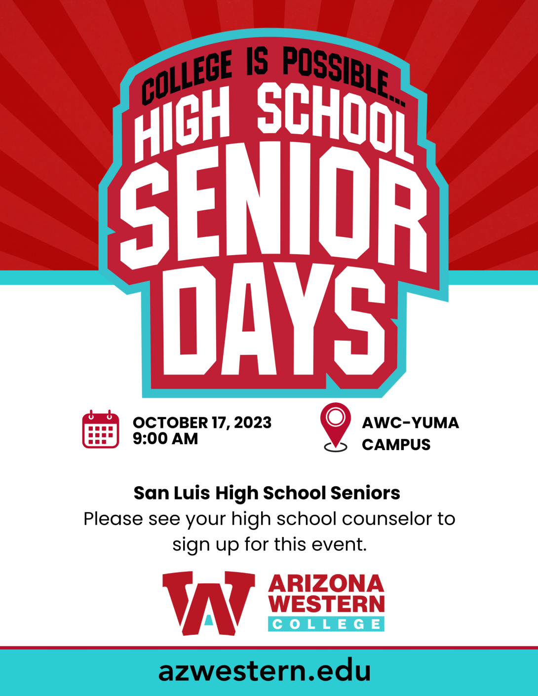 San Luis High School Senior Day Arizona Western College